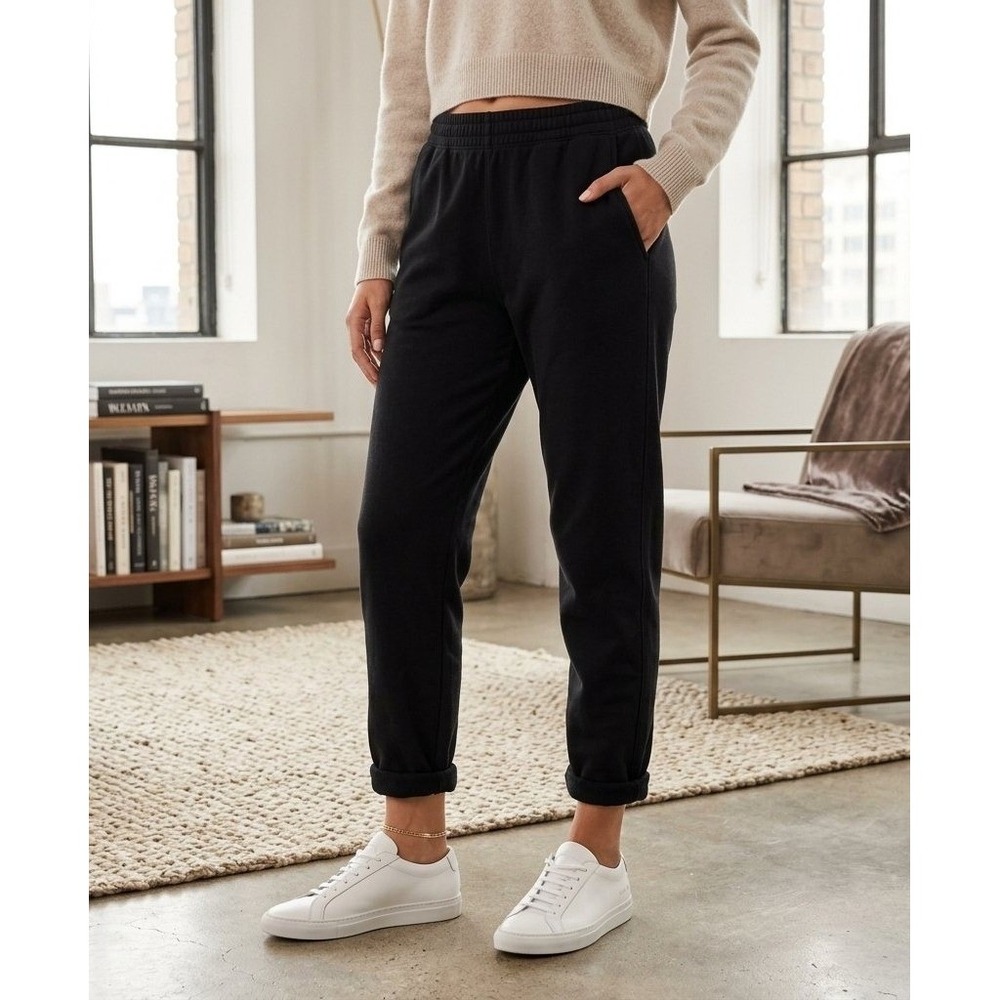 Vuori Performance Joggers Women M (30x26) Black Heather Dreamknit Sweatpants